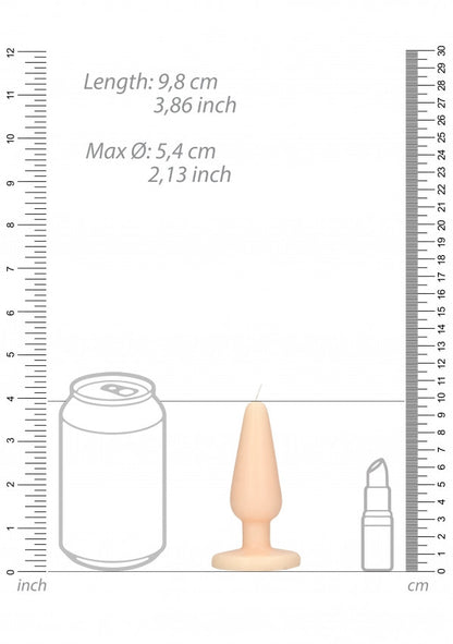 candela Scandalous Candles Butt Plug Flesh