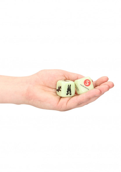 Dadi del piacere Light Up Your Sexy Night Dice Glow in the Dark