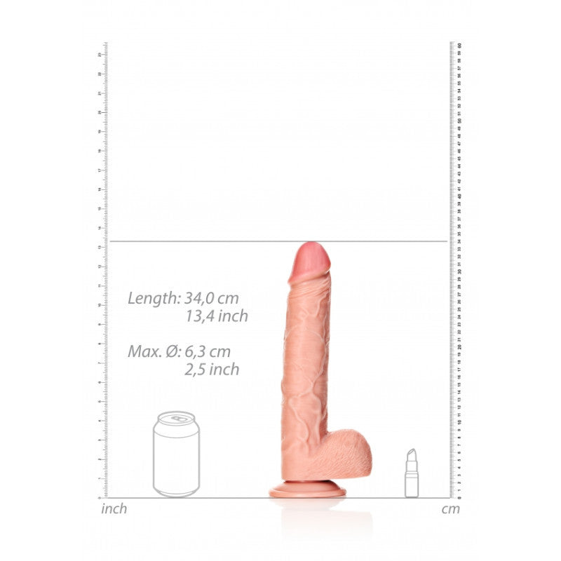 Fallo grande con ventosa Dildo with Balls and Suction Cup - 12''/ 30,5 cm