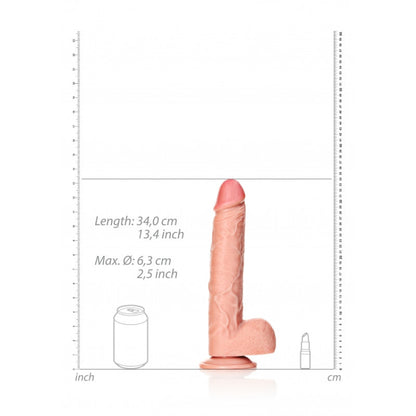 Fallo grande con ventosa Dildo with Balls and Suction Cup - 12''/ 30,5 cm