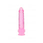 Pene finto rosa con ventosa Realistic Dildo With Balls - 25,4 cm