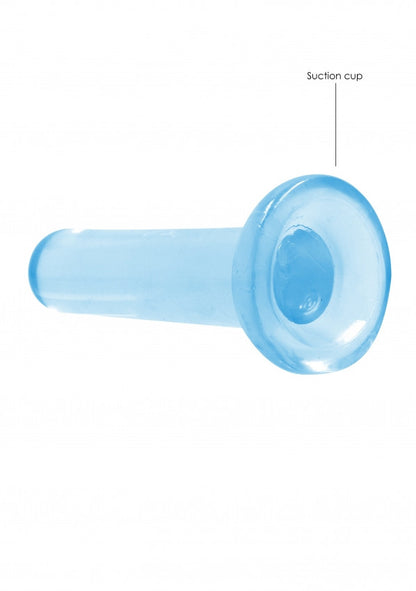 Dildo blu con ventosa Non Realistic Dildo Suction Cup -13,5 cm