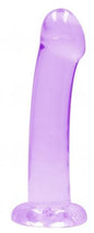 Dildo con ventosa viola Non Realistic Dildo Suction Cup - Purple 17 cm