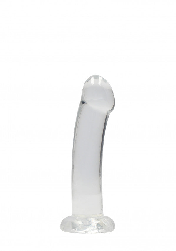 Dildo con ventosa Non Realistic Dildo Suction Cup - Transparent 17 cm