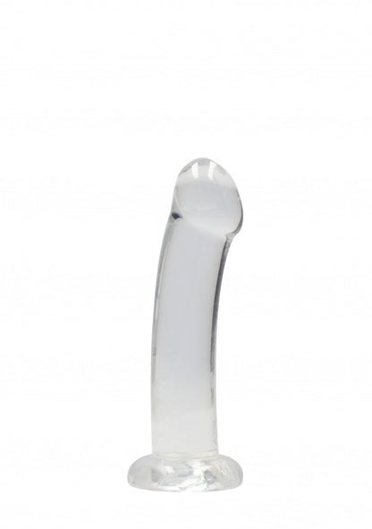 Dildo con ventosa Non Realistic Dildo Suction Cup - Transparent 17 cm