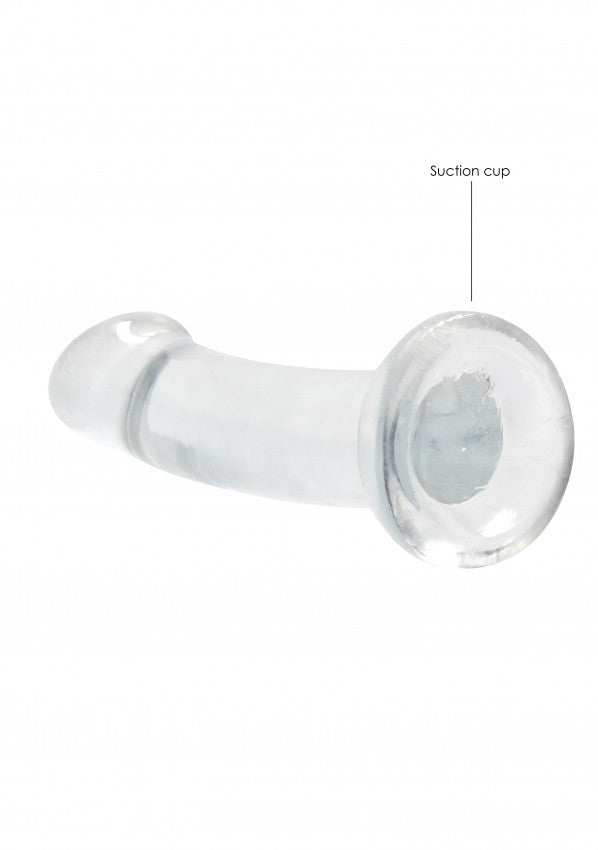 Dildo con ventosa Non Realistic Dildo Suction Cup - Transparent 17 cm