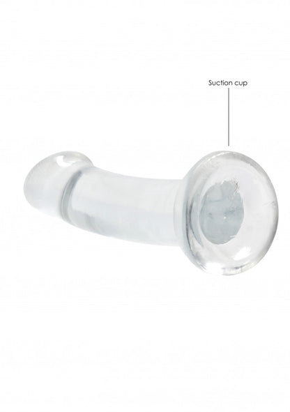 Dildo con ventosa Non Realistic Dildo Suction Cup - Transparent 17 cm