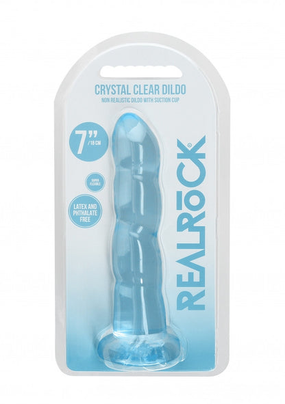 Dildo blu con ventosa Non Realistic Dildo Suction Cup -17 cm