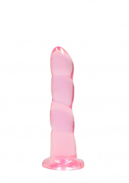 Dildo rosa con ventosa Non Realistic Dildo Suction Cup -  17 cm
