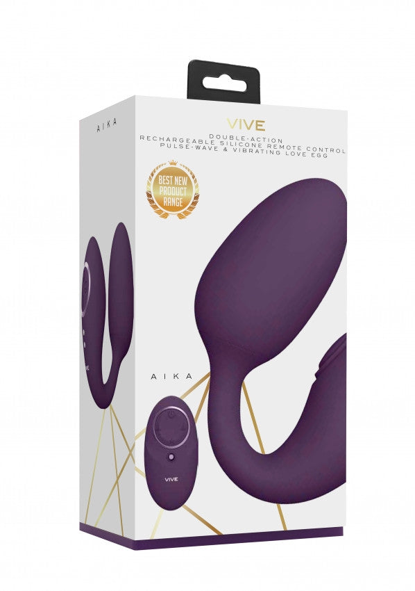 Ovetto vaginale vibrante Aika - Purple