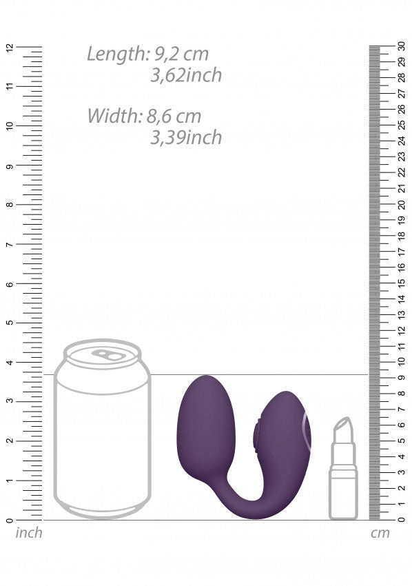 Ovetto vaginale vibrante Aika - Purple