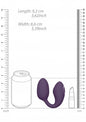 Ovetto vaginale vibrante Aika - Purple