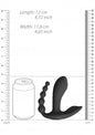 Vibratore doppio vaginale anale Kata - Black