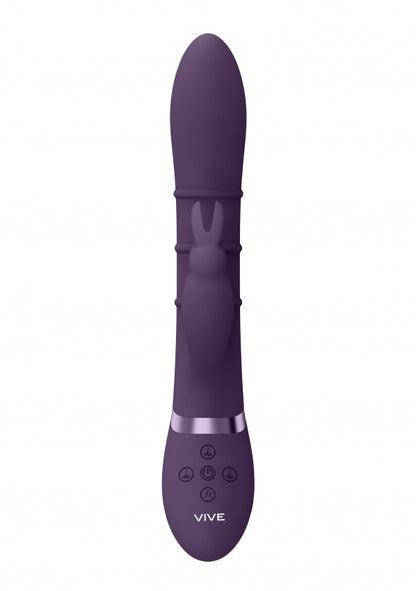Vibratore vaginale rabbit Stimulating Rings, Vibrating G-Spot Rabbit Purple
