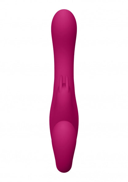 Dildo rabbit vibrante strapless Suki- Pink