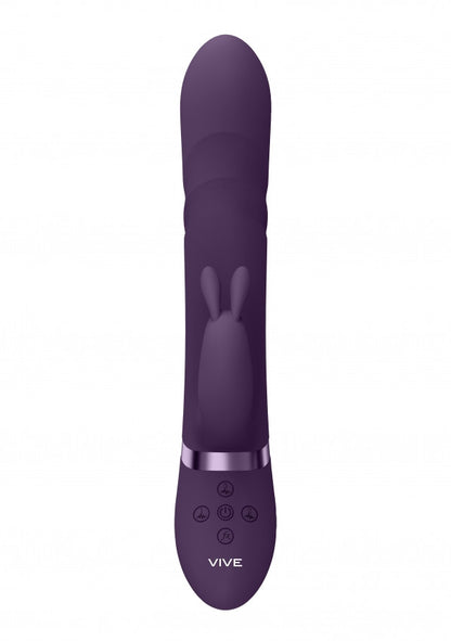 Vibratore vaginale rabbit Vibrating and Rotating Beads, G-Spot Rabbit Purple