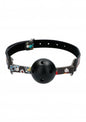 Morso Breatheable Ball Gag - Old School Tattoo Style - Black