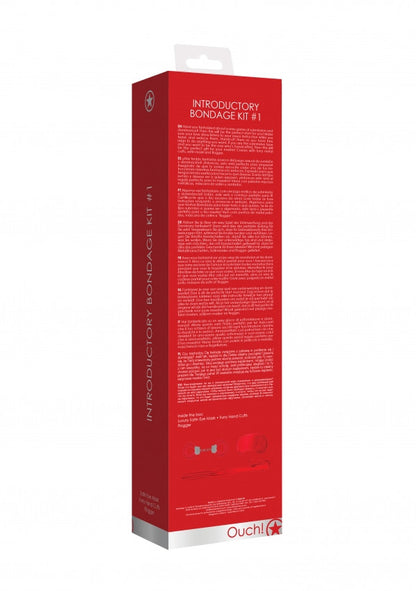 Kit soft bondage Introductory Bondage Kit 1 - Red