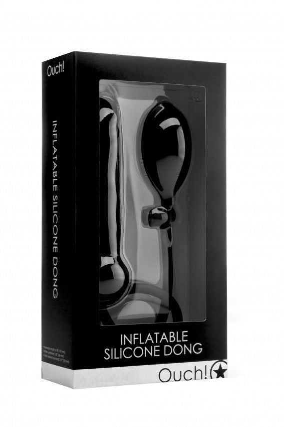 Fallo gonfiabile Inflatable Silicone Dong - Black