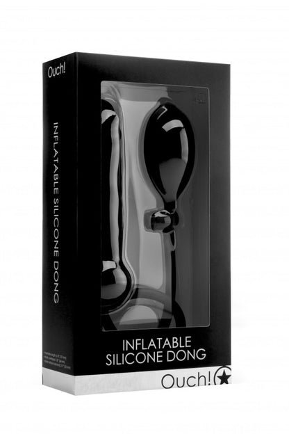 Fallo gonfiabile Inflatable Silicone Dong - Black