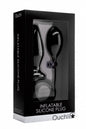 Fallo gonfiabile Inflatable Silicone Plug - Black