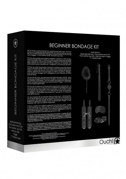 Kit per la coppia Beginners Bondage Kit - Black