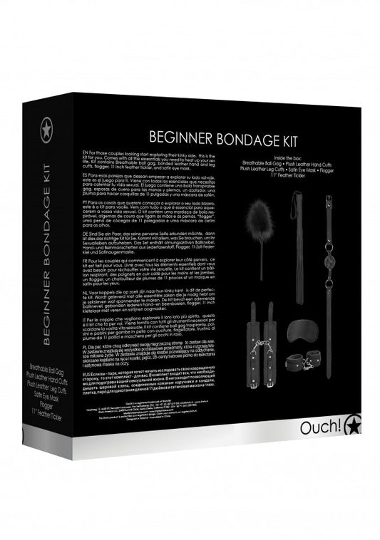 Kit per la coppia Beginners Bondage Kit - Black