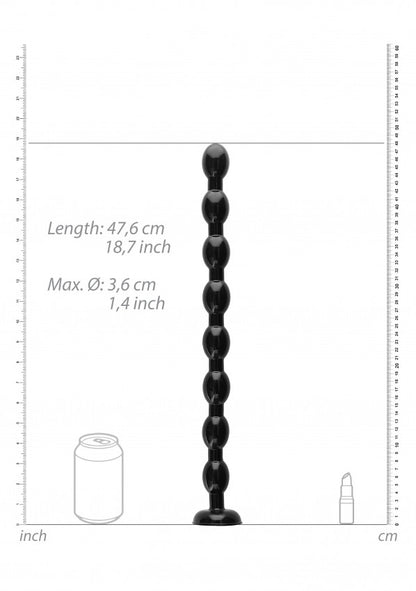 Fallo anale a sfere Ass Snake Beaded Dildo