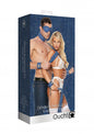 Kit sadomaso Denim Bondage Set Tough Denim Style Blue