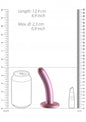 Dildo vaginale con ventosa Smooth G-Spot Dildo 5'' / 12 cm Rose Gold