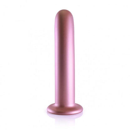 Dildo vaginale con ventosa Smooth G-Spot Dildo 7'' / 17 cm Rose Gold