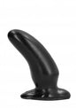 Plug vaginale anale liscio diametro 5 cm All Black