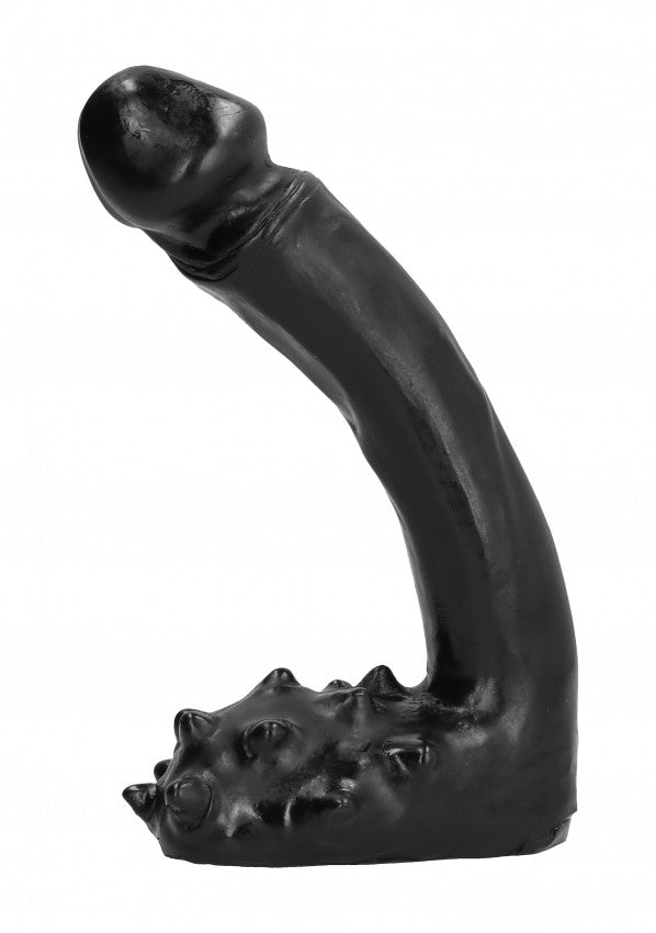 Fallo realistico ricurvo sottile 20 cm All Black