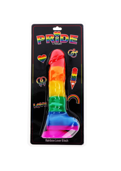 Rainbow Lover 8 Inch fallo anale pride