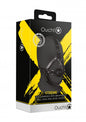 Imbracatura viso con morso Head Harness with Breathable Ball Gag and Nose Hooks Black