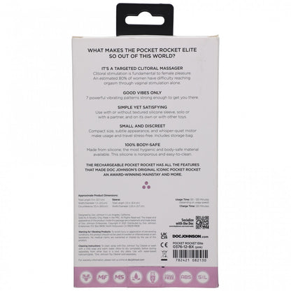Vibratore rosa Pocket Rocket Elite