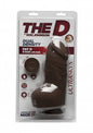 Dildo grosso cioccolato dual density Fat D + Balls FIRMSKYN - 8