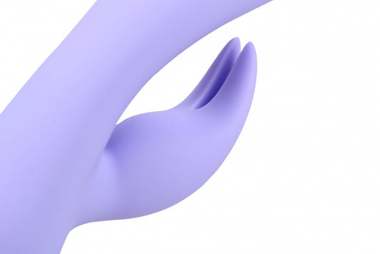 Vibratore vaginale Smooth Silicone Rabbit Vibrator Digital Lavender