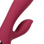 Vibratore vaginale Smooth Silicone Rabbit Vibrator Dark Cherry