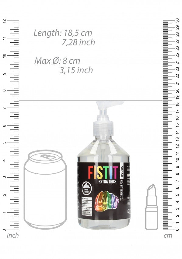 Lubrificante intimo Extra Thick Lubricant Rainbow 500 ml