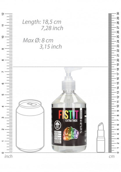 Lubrificante intimo Extra Thick Lubricant Rainbow 500 ml