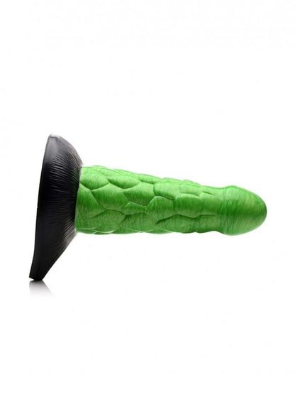 Dildo rettiliano Radioactive Reptile Thick Scaly Silicone Dildo