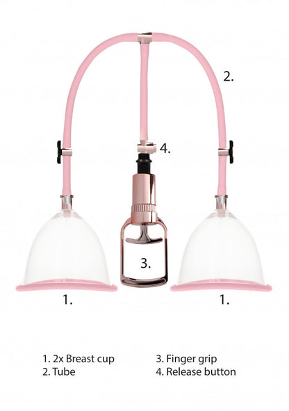 Pompa per seno Breast Pump Set Medium - Rose Gold