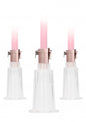 Kit pompa per capezzoli e clitoride Automatic Rechargeable Clitoral & Nipple Pump Set - L - Pink