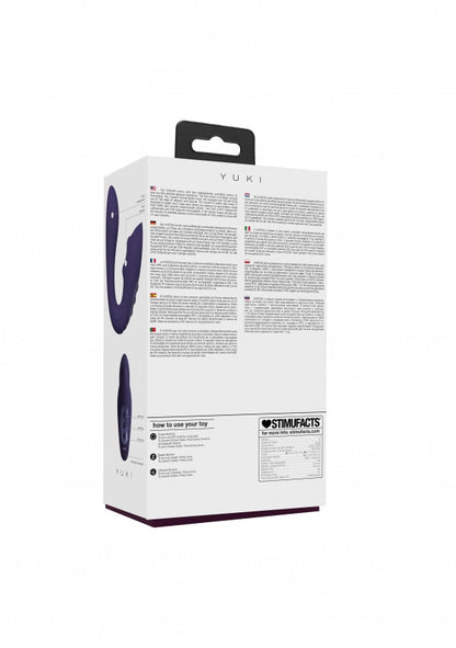 Vibratore vaginale Yuki Dual Motor G-Spot Vibrator with Massaging Beads Purple