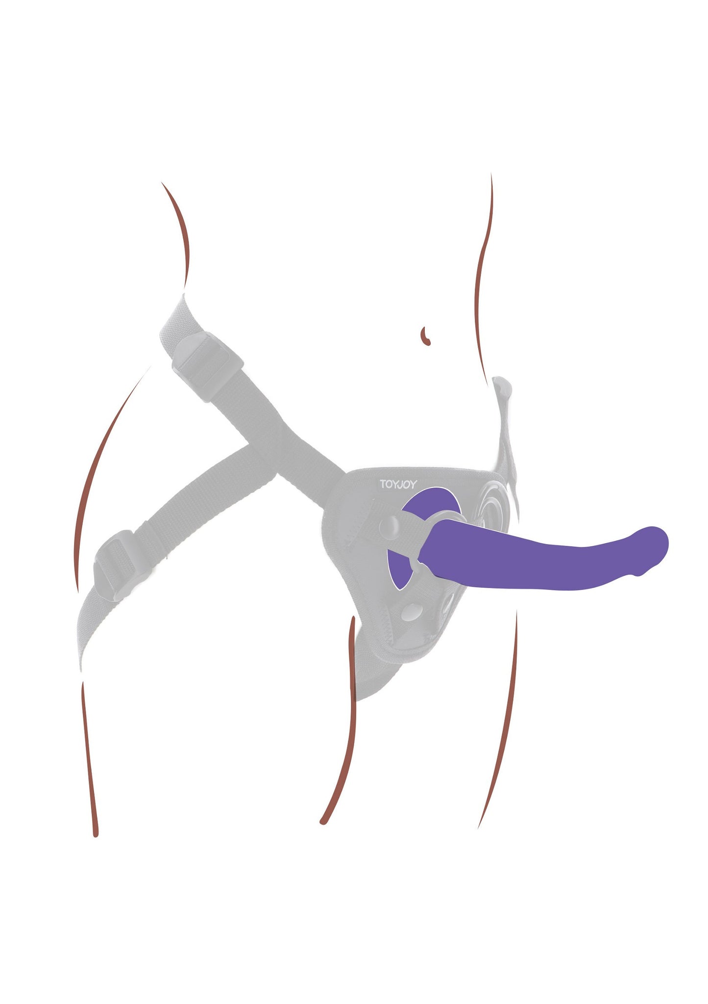Dildo con ventosa Harness Dong M