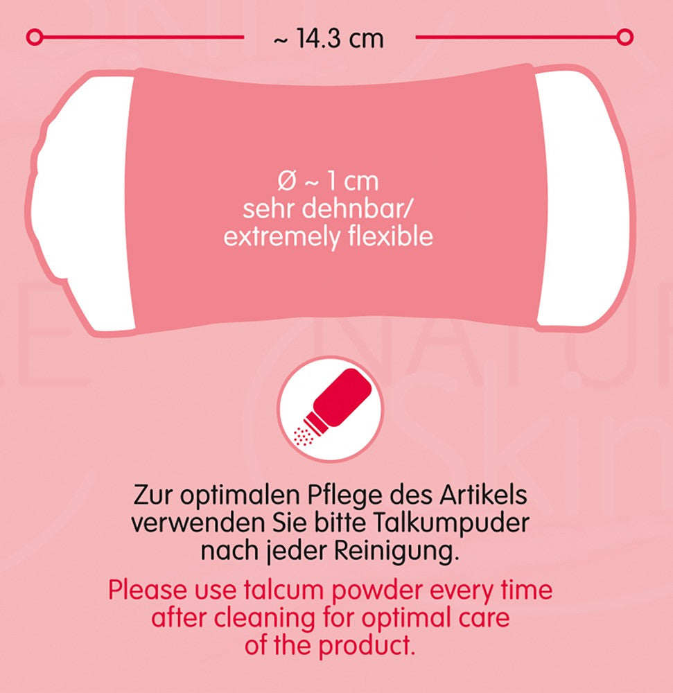 Masturbatore maschile Nature Skin Pussy & Ass Masturbator