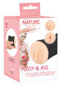 Masturbatore maschile Nature Skin Pussy & Ass Masturbator