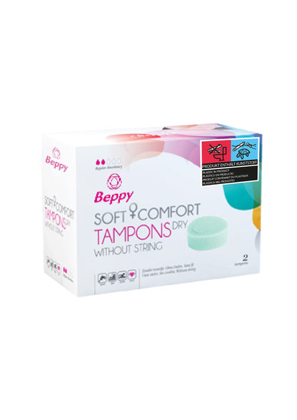 Tamponi vaginali Beppy Soft & Comfort Dry 2pcs green