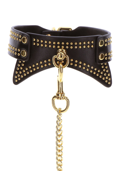 Collare con guinzaglio Studded Collar and Leash